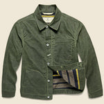 Supply Jacket - Blanket Lined Waxed Olive Ridgeline - Rogue Territory - STAG Provisions - Outerwear - Coat / Jacket