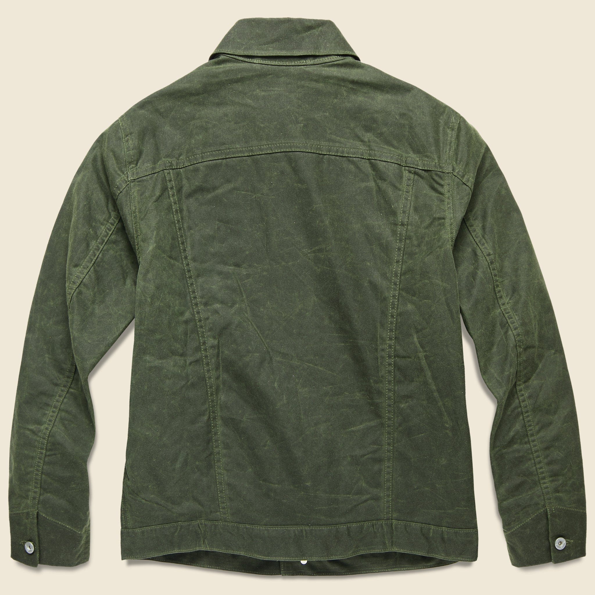 Supply Jacket - Blanket Lined Waxed Olive Ridgeline - Rogue Territory - STAG Provisions - Outerwear - Coat / Jacket