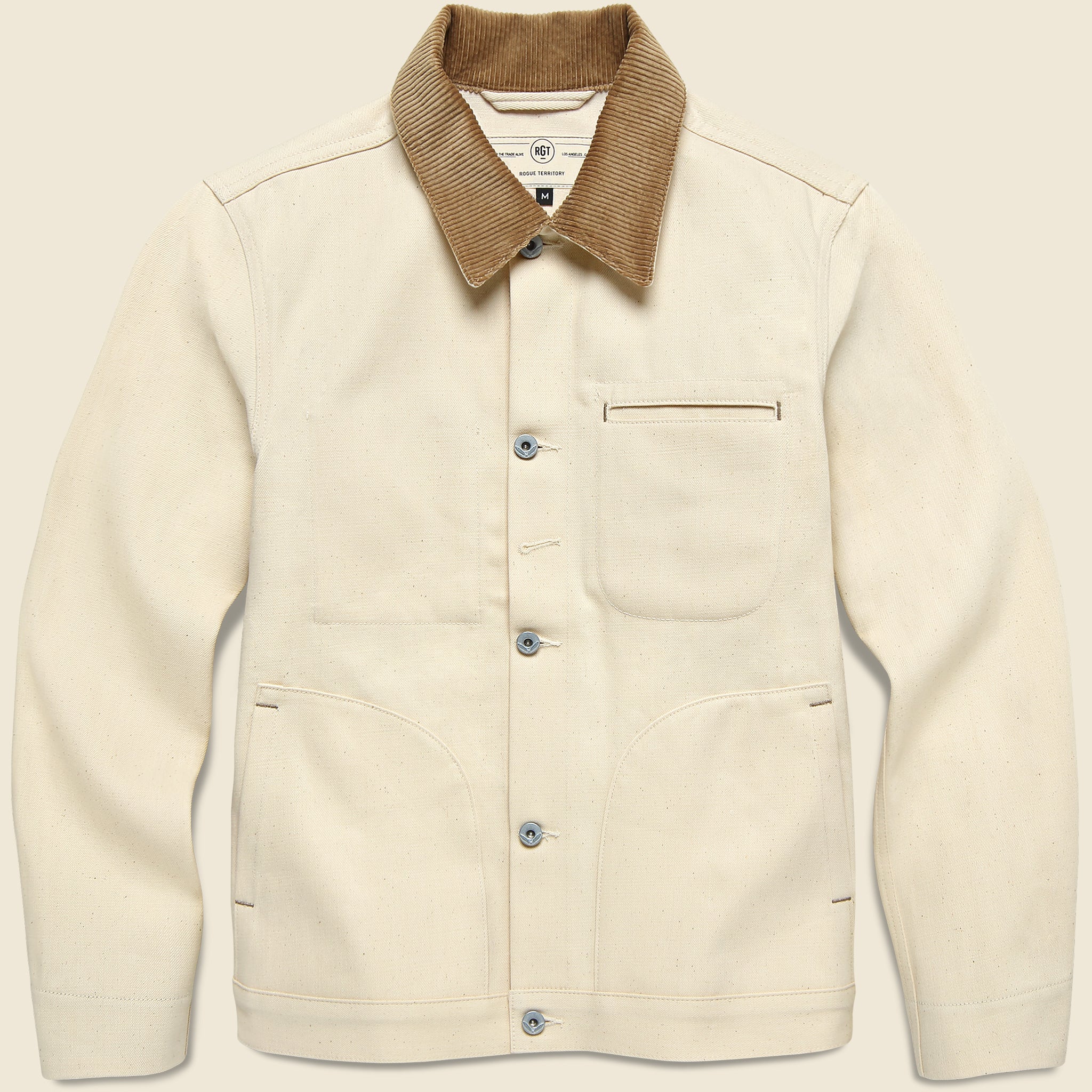 Supply Jacket - Cord Collar Ecru - Rogue Territory - STAG Provisions - Outerwear - Coat / Jacket