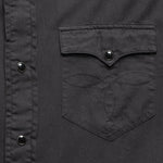 Slim Fit Twill Western Shirt - Black - RRL - STAG Provisions - Tops - L/S Woven - Solid