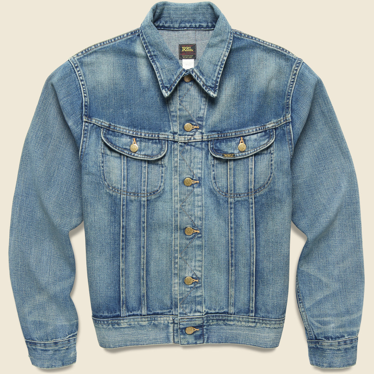 【レア白タグ】RRL DENIM JACKET/ 1st TYPE Rrl denim jacket s - Gem