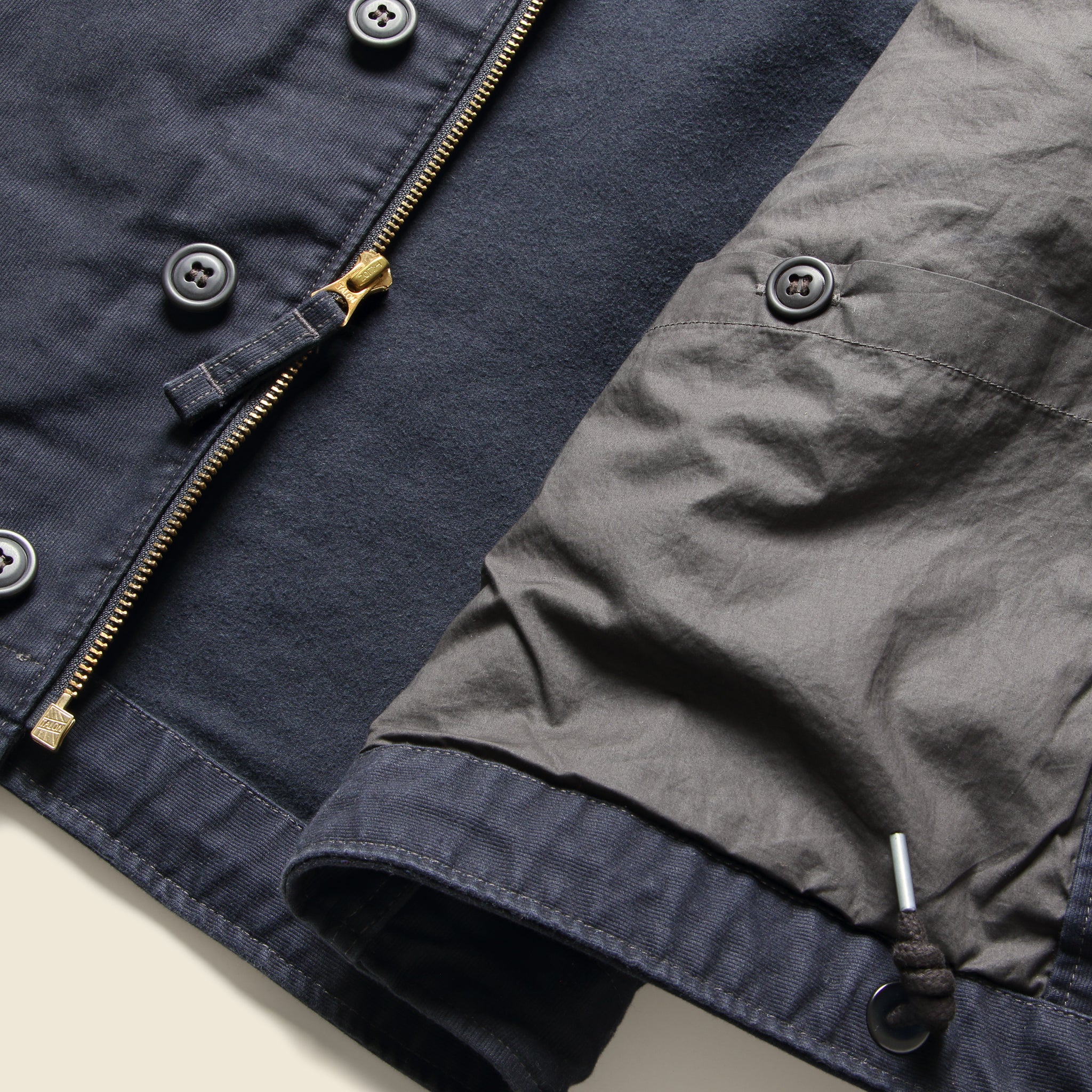 Corduroy Collar Deck Jacket - Navy - RRL - STAG Provisions - Outerwear - Coat / Jacket