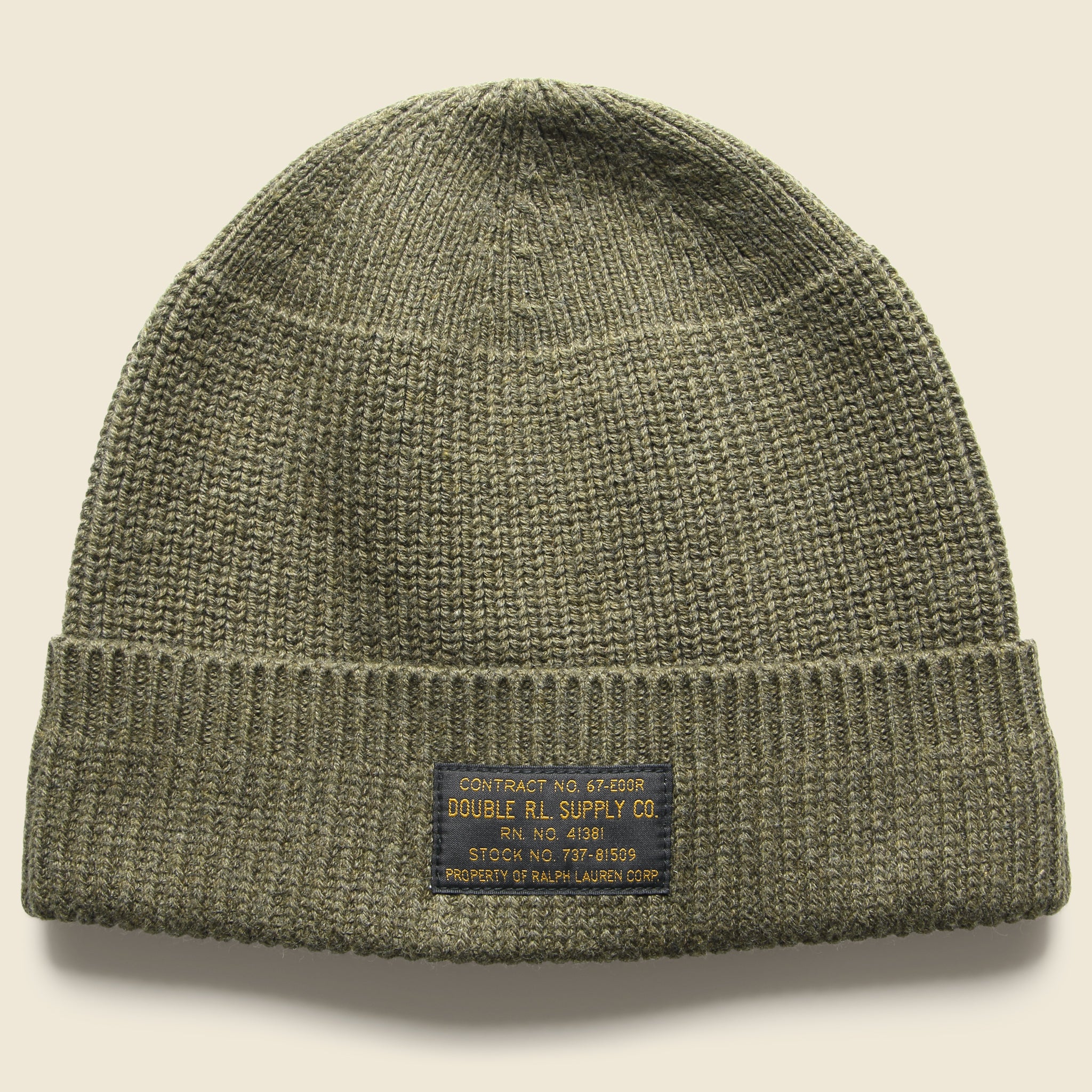 Cotton Watch Cap Olive Drab - Main Image