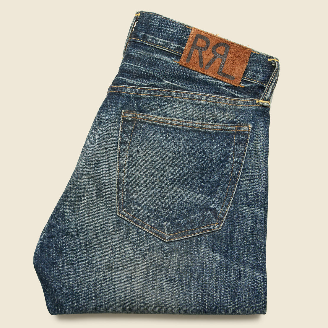 Slim Fit Jean - Ridgecrest Wash - RRL - STAG Provisions - Pants - Denim