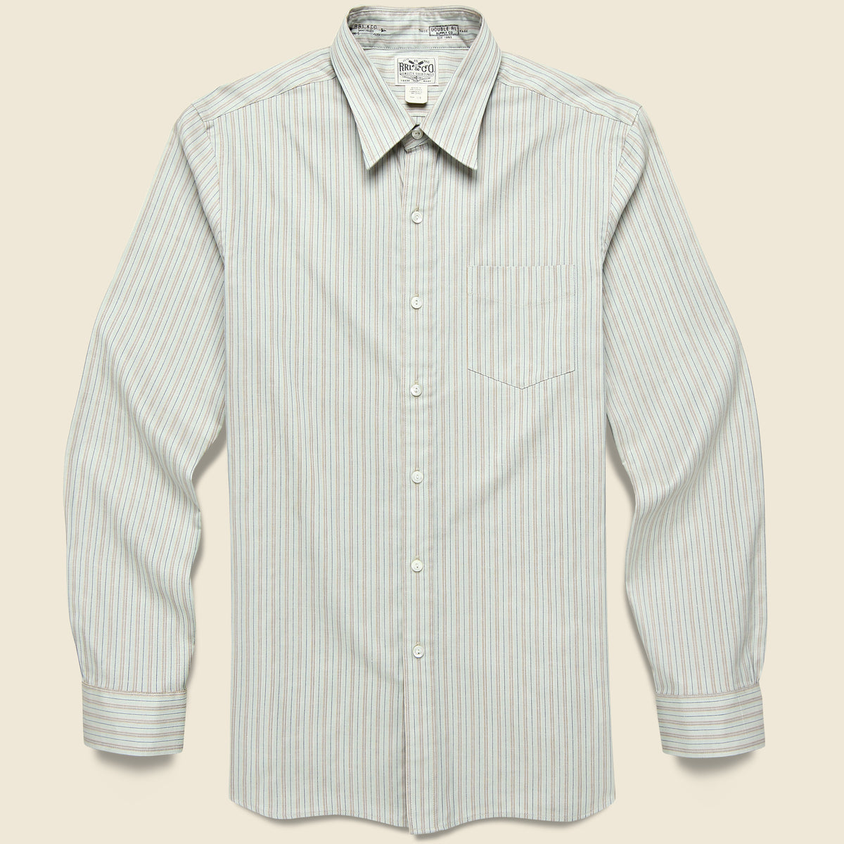 Eli Open Pocket Shirt - Teal/Multi