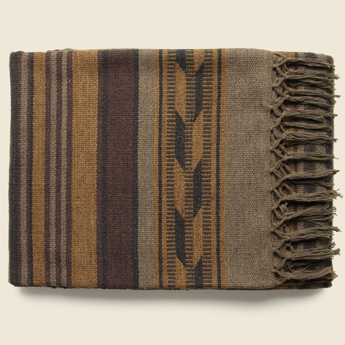 Wool & Cotton Area Rug - Grey/Brown/Multi - RRL - STAG Provisions - Home - Art & Accessories - Rug