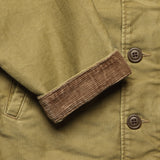 Corduroy Collar Deck Jacket - Khaki - RRL - STAG Provisions - Outerwear - Coat / Jacket