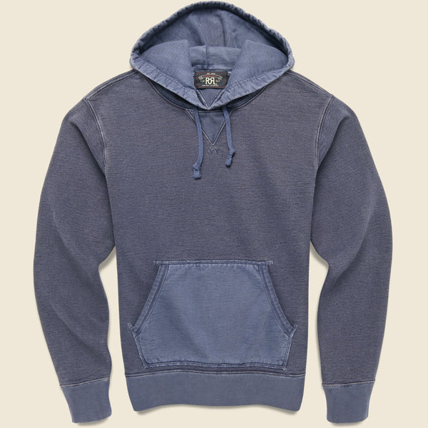 RRL　Fleece Sweat Hoodie　L　ネイビー　両V　ヴィンテージ RRL Fleece Sweat Hoodie L ネイビー 両V ヴィンテージ｜Yahoo
