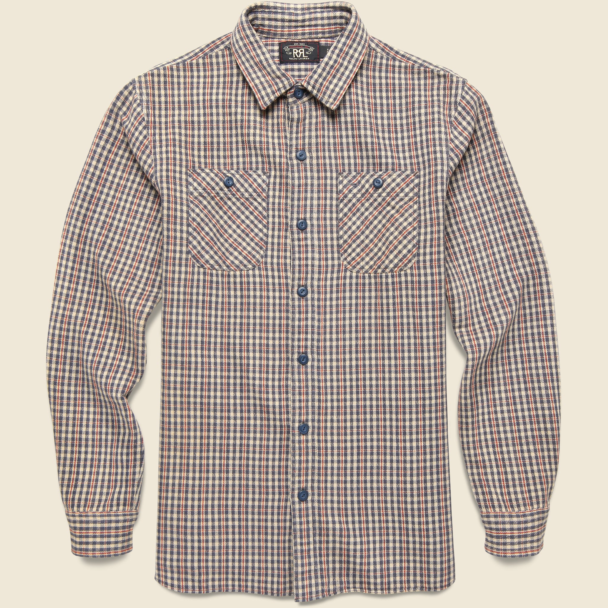 Farrell Check Workshirt - Multi - RRL - STAG Provisions - Tops - L/S Woven - Plaid