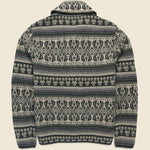 Jacquard Shawl Sweater Jacket - Green - RRL - STAG Provisions - Tops - Sweater