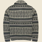 Jacquard Shawl Sweater Jacket - Green - RRL - STAG Provisions - Tops - Sweater