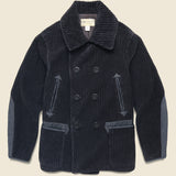 Corduroy Port Peacoat - Navy - RRL - STAG Provisions - Outerwear - Coat / Jacket