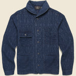 Jacquard Deck Overshirt - Indigo - RRL - STAG Provisions - Outerwear - Coat / Jacket