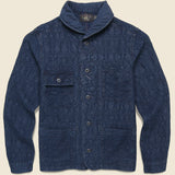 Jacquard Deck Overshirt - Indigo - RRL - STAG Provisions - Outerwear - Coat / Jacket