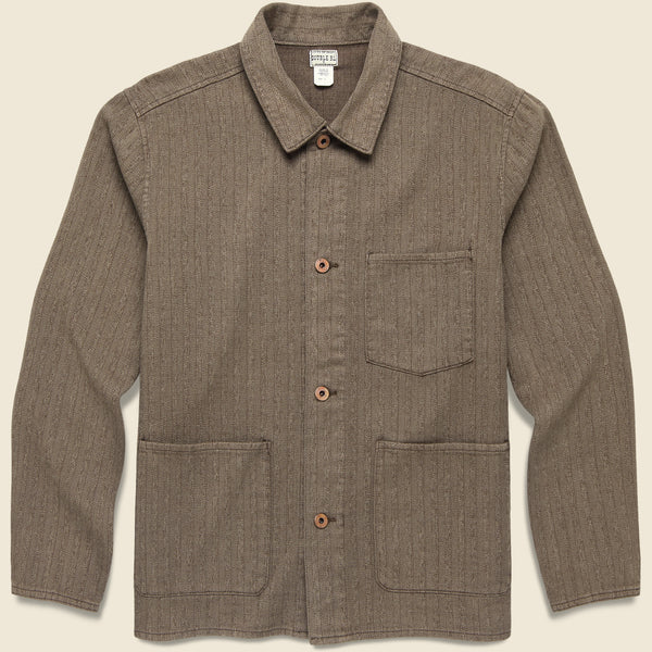 RRLウール混紡 カシミヤシャツジャケット Waterford Shirt Jacket - Brown