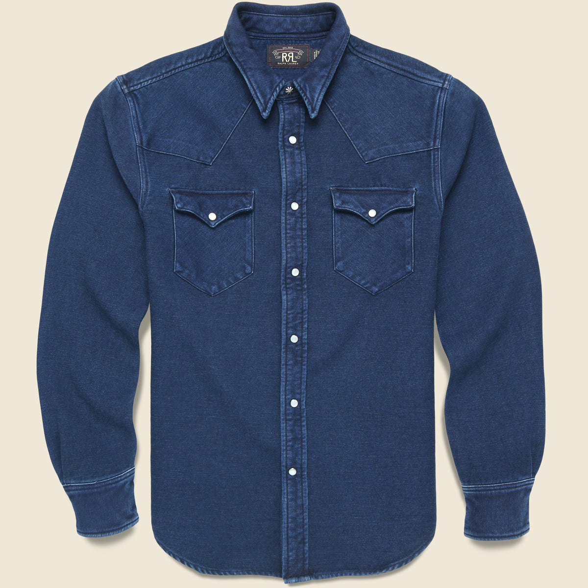 Chamois Roper Western - Indigo