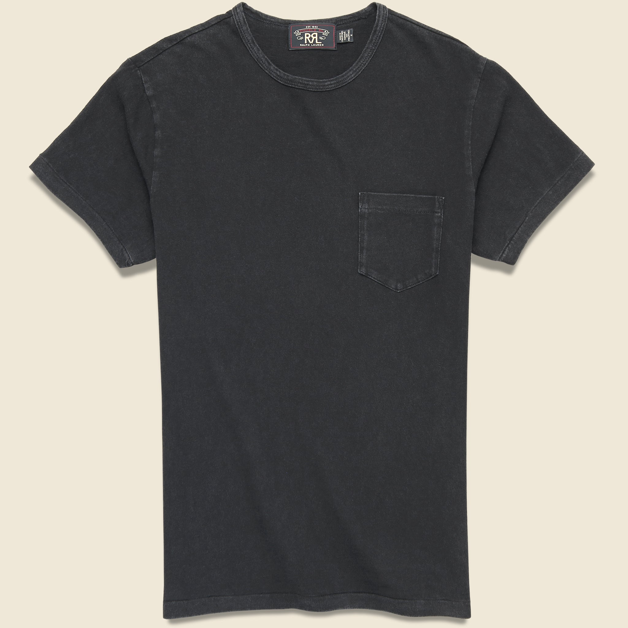 Cotton Jersey Pocket Tee - Black - RRL - STAG Provisions - Tops - S/S Tee