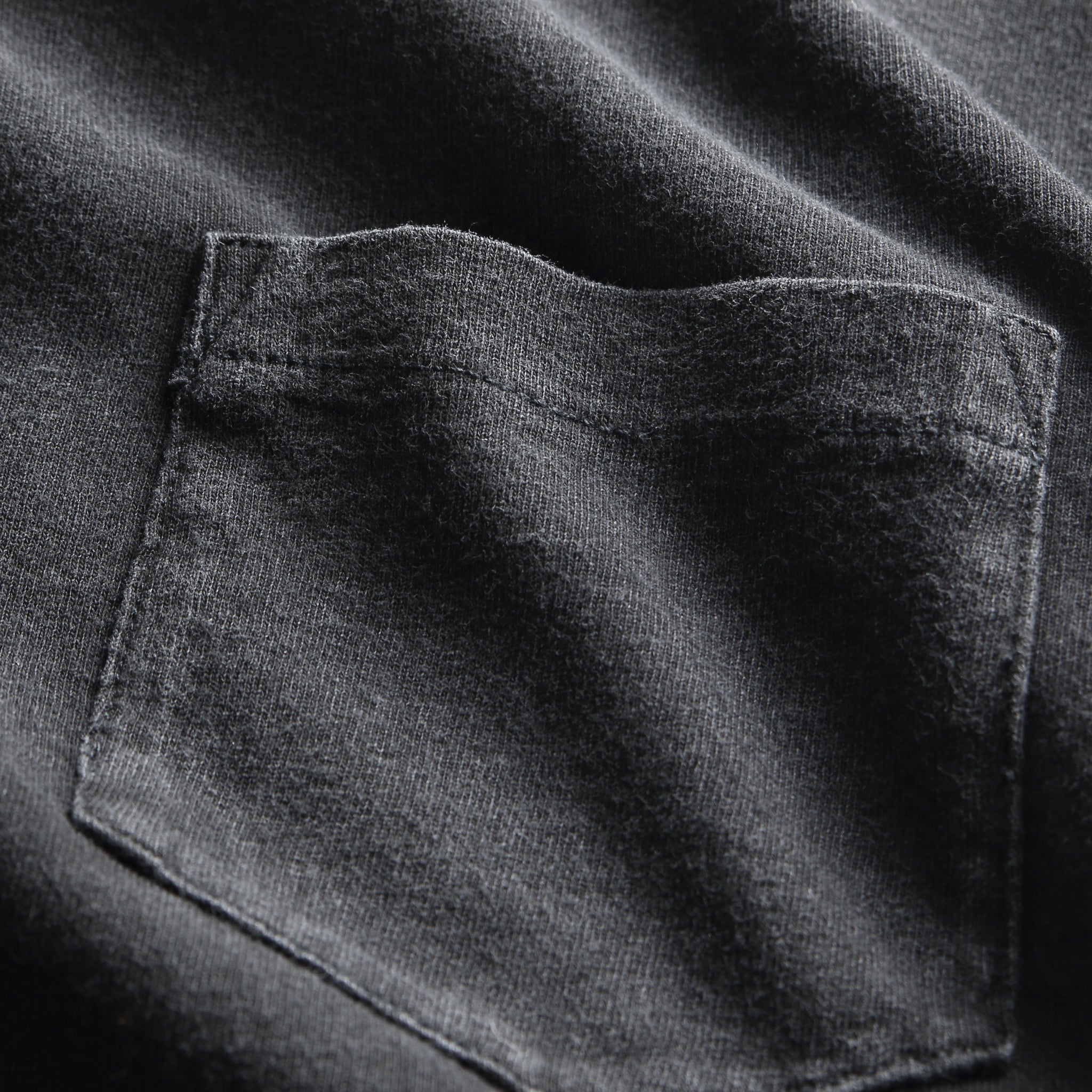 Cotton Jersey Pocket Tee - Black - RRL - STAG Provisions - Tops - S/S Tee