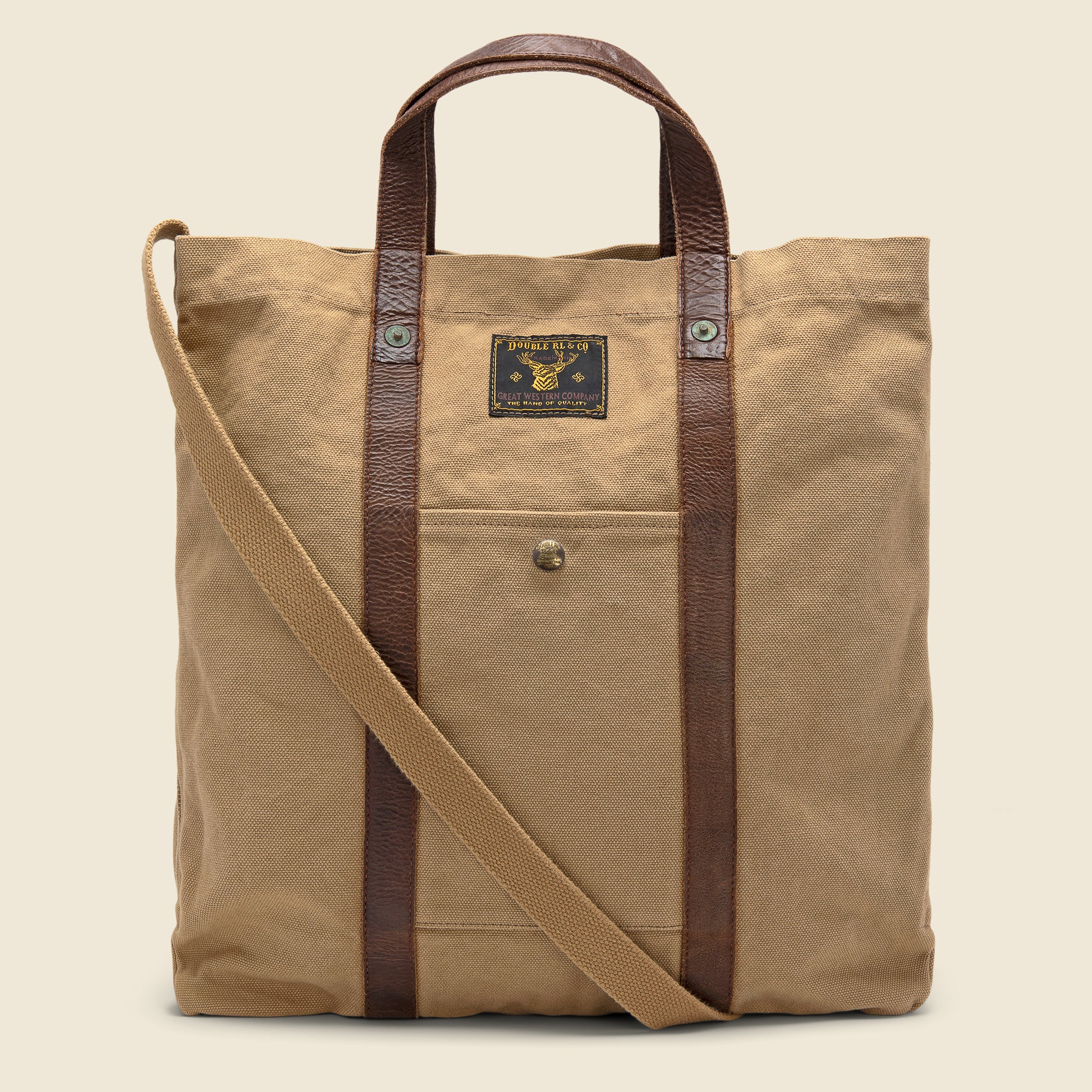 Harley Market Tote Bag Khaki
