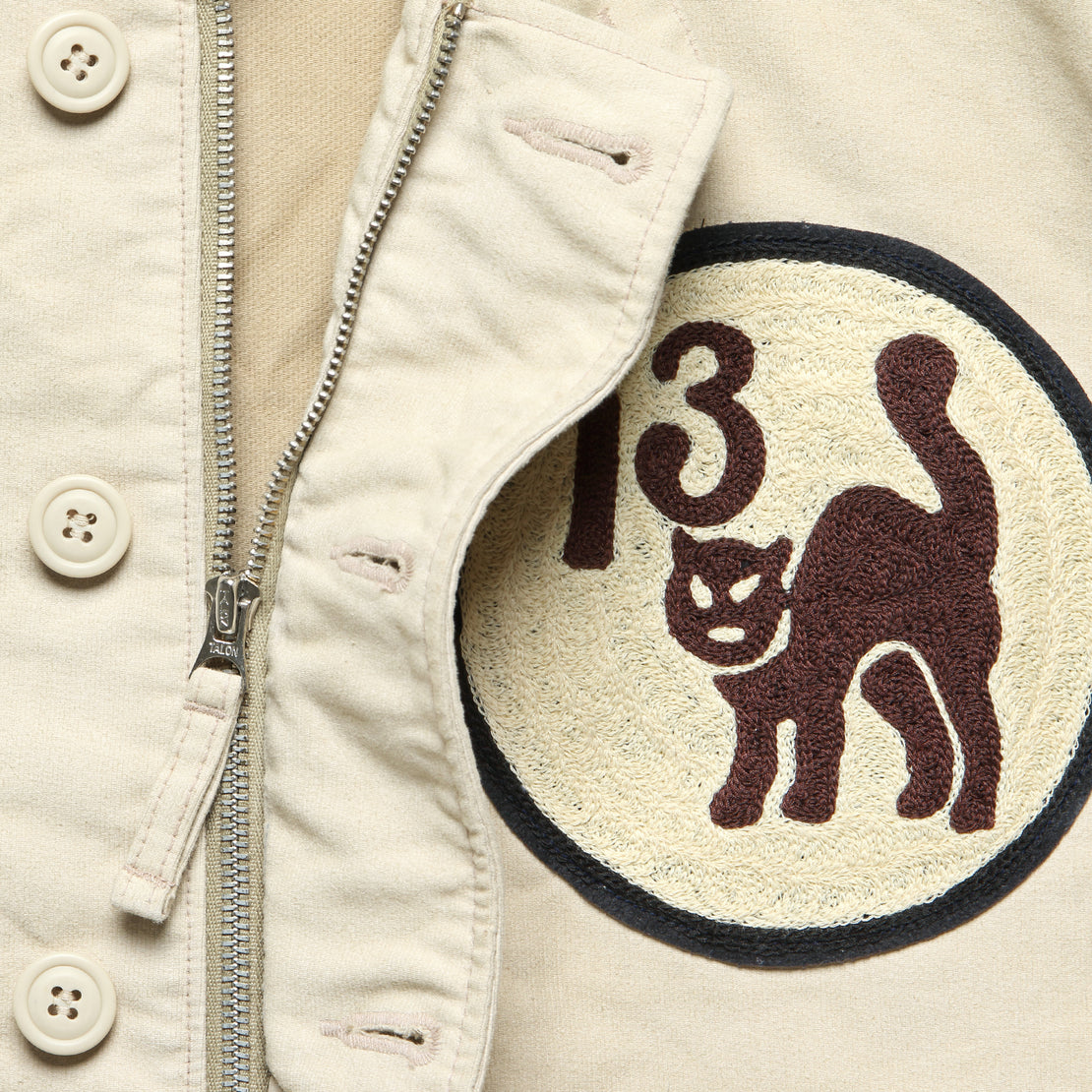Burke Jungle Cloth Bomber Jacket - PCH Cream - RRL - STAG Provisions - Outerwear - Coat / Jacket