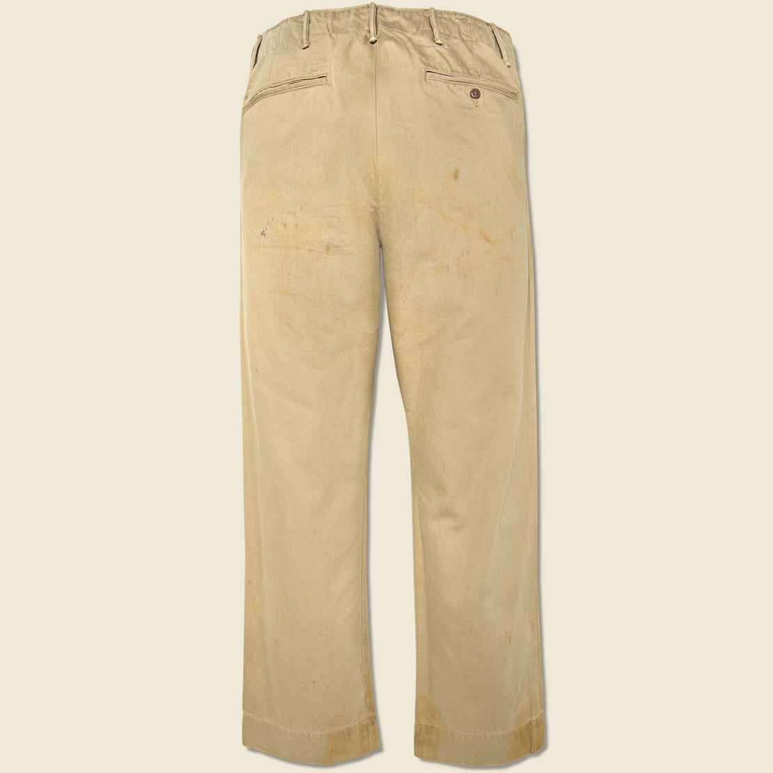 Repaired Field Chino - Military Khaki - RRL - STAG Provisions - Pants - Twill
