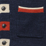 Car Club Shawl Cardigan - Dark Indigo/Red/Cream - RRL - STAG Provisions - Tops - Sweater