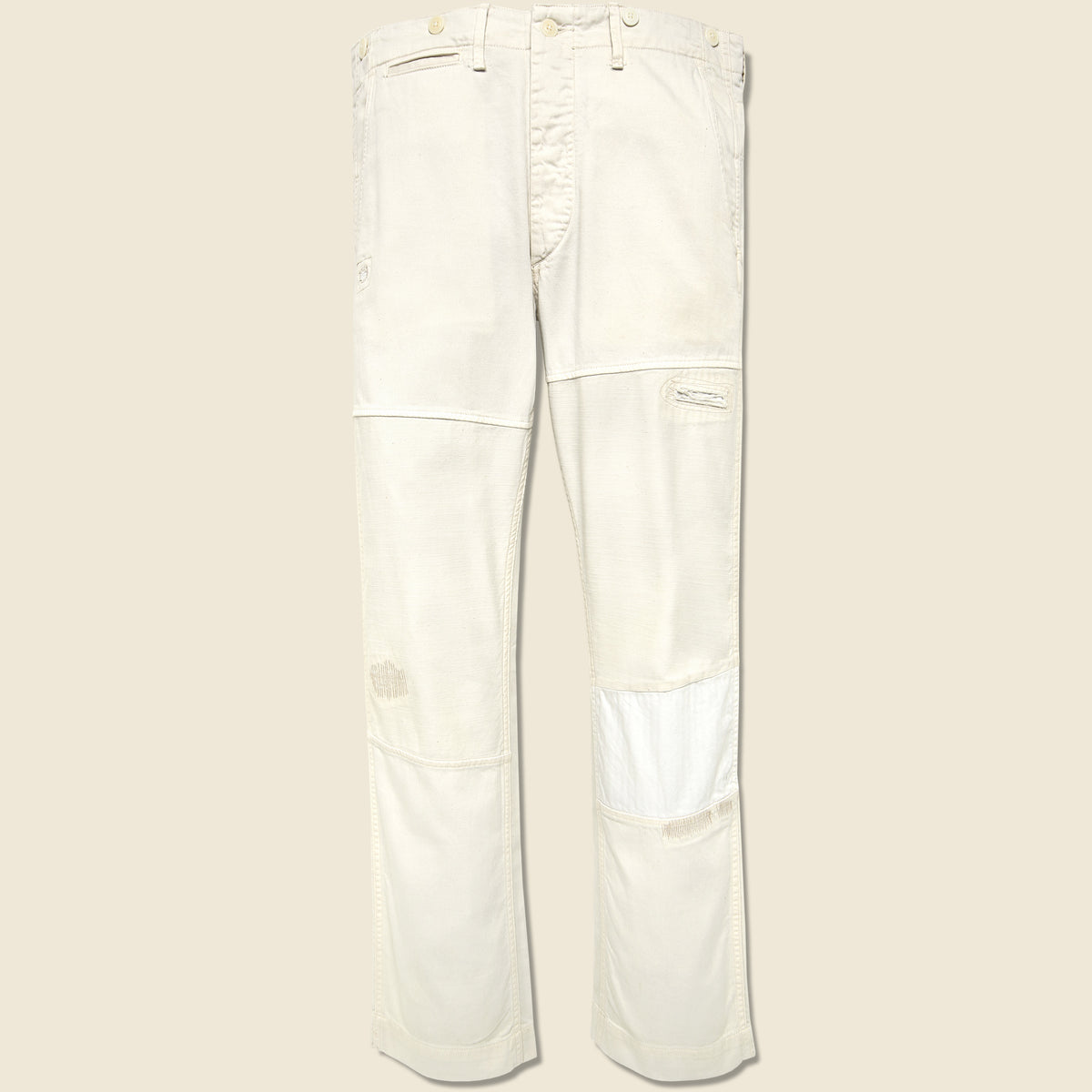Mathieu Work Pant - Repaired Off White Mathieu Work Pant - Repaired Off White