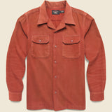 Holmes Camp Shirt - Brick - RRL - STAG Provisions - Tops - L/S Woven - Solid