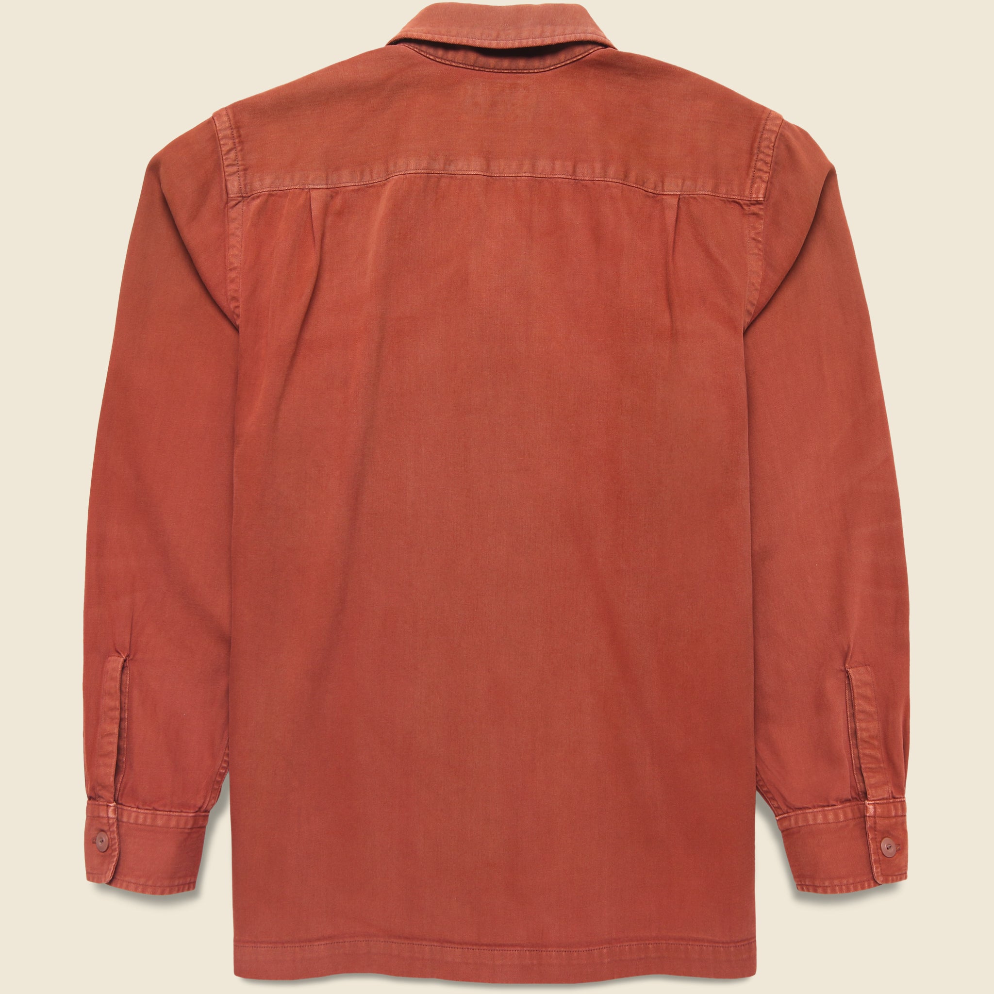 Holmes Camp Shirt - Brick - RRL - STAG Provisions - Tops - L/S Woven - Solid