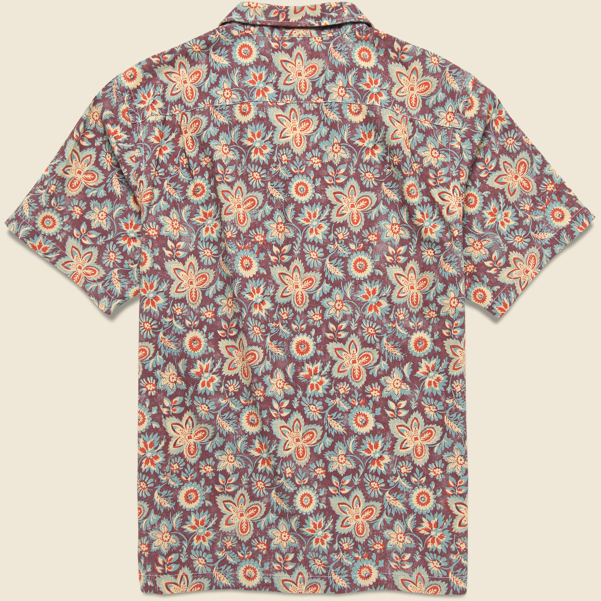 Paisley Camp Shirt - Blue