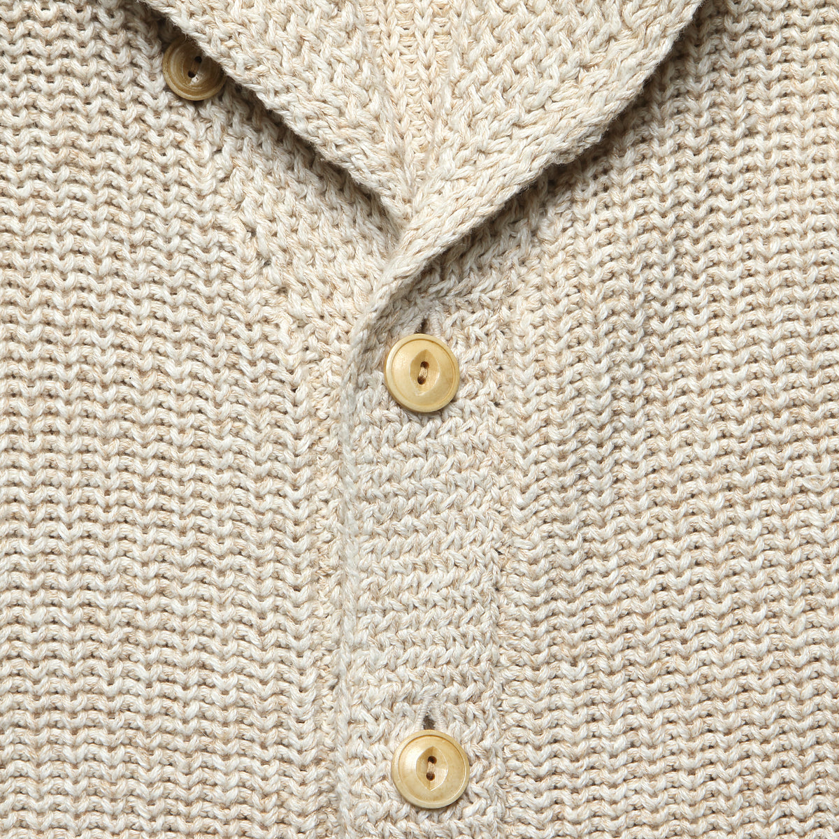 Shawl Collar Cardigan - Cream