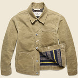 Supply Jacket - Blanket Lined Waxed Tan Ridgeline - Rogue Territory - STAG Provisions - Outerwear - Coat / Jacket