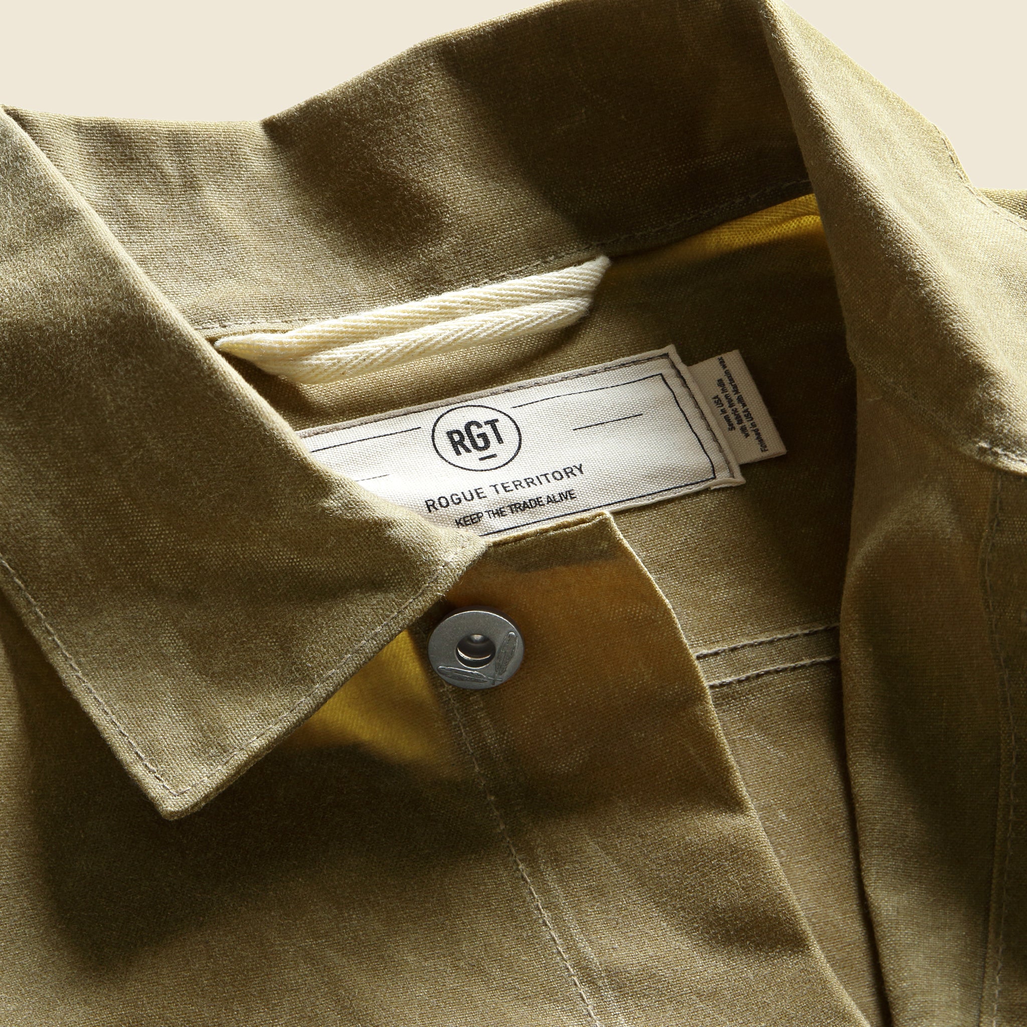 Supply Jacket - Waxed Tan Ridgeline - Rogue Territory - STAG Provisions - Outerwear - Coat / Jacket