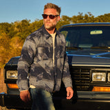 Roland Jacquard Overshirt - Navy - RRL - STAG Provisions - Tops - L/S Woven - Other Pattern