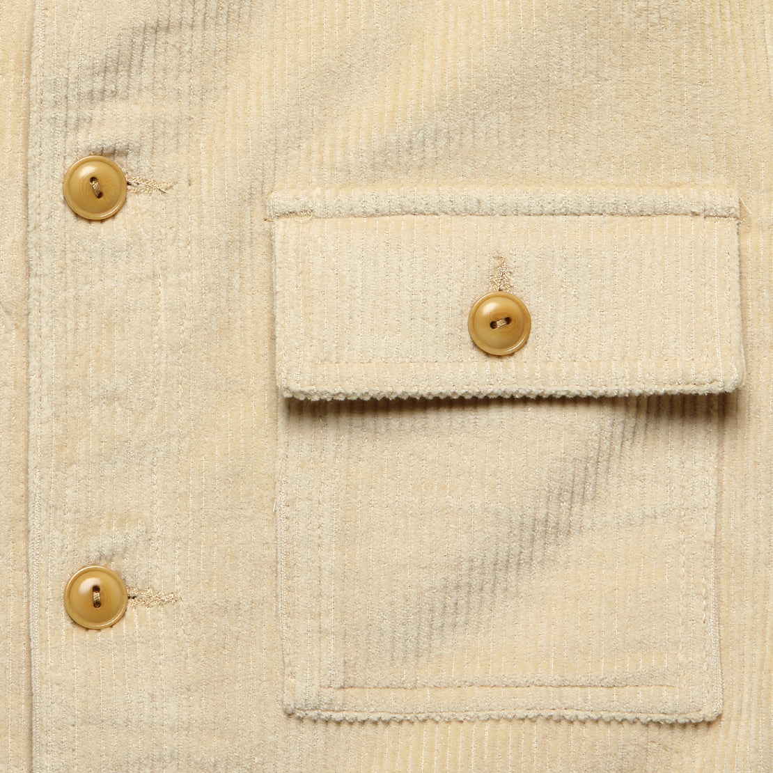 Wale Corduroy Chore Jacket - Off White - Schott - STAG Provisions - Outerwear - Shirt Jacket