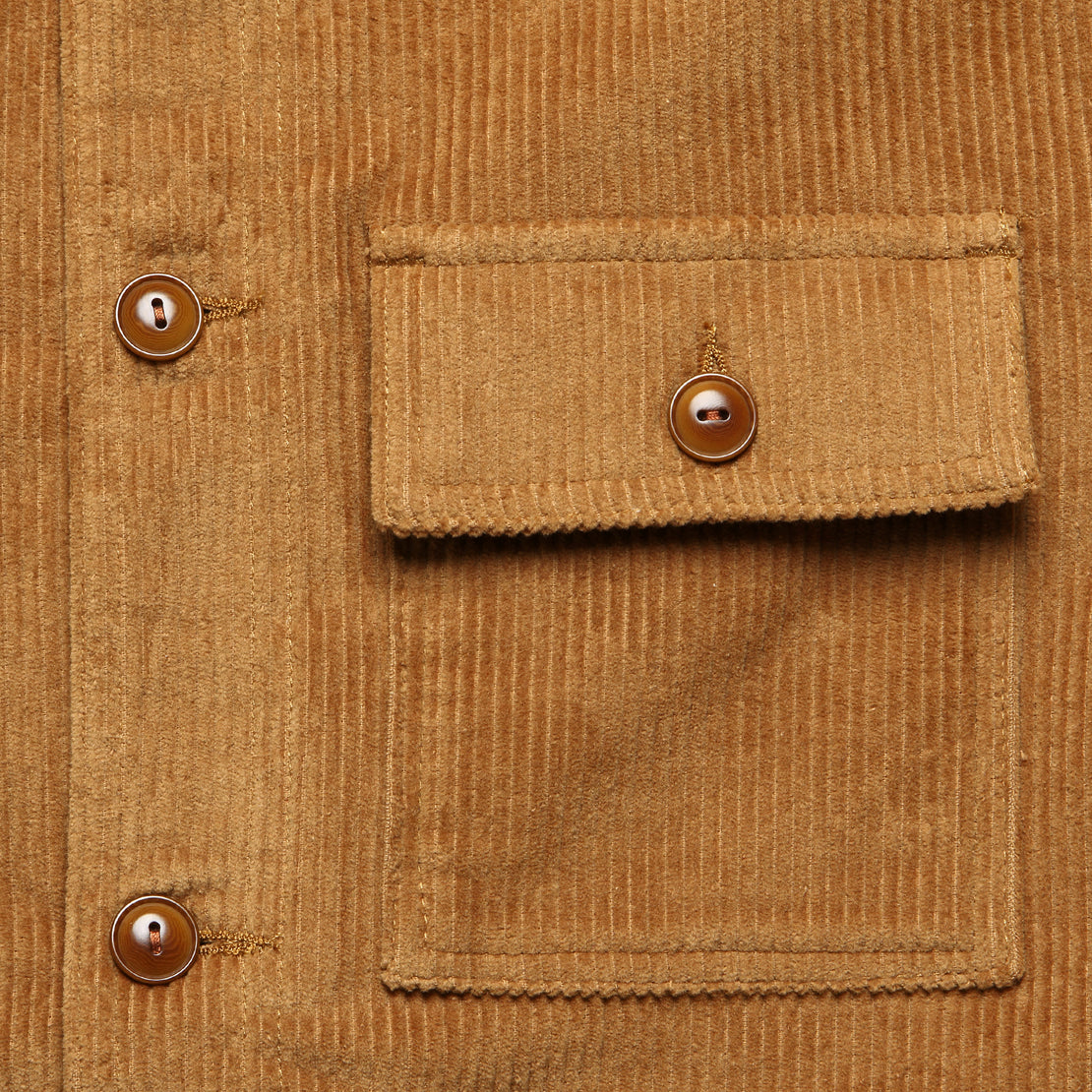 Wale Corduroy Chore Jacket - Tobacco - Schott - STAG Provisions - Outerwear - Shirt Jacket