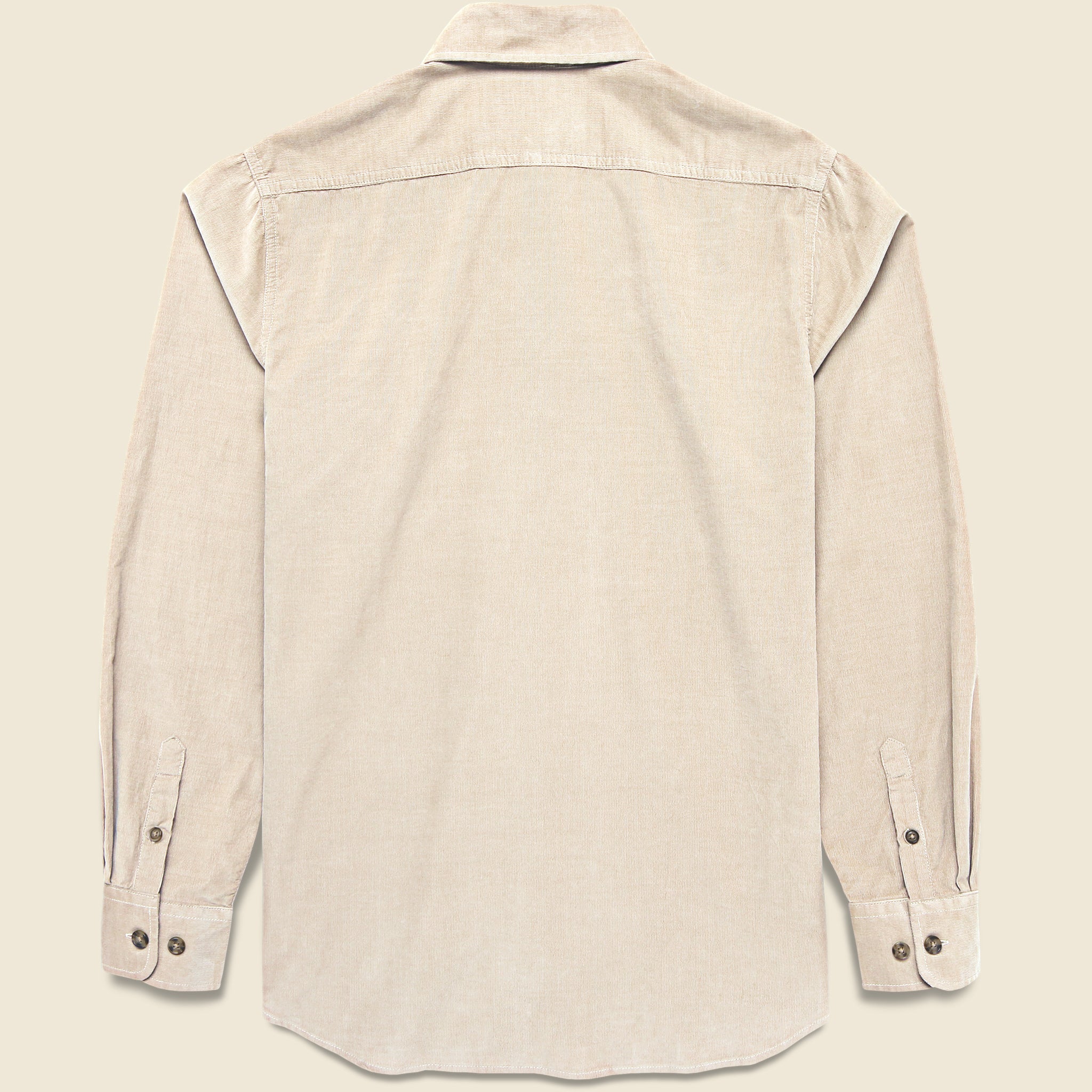 Pinwale Corduroy Shirt - Stone - Schott - STAG Provisions - Tops - L/S Woven - Corduroy