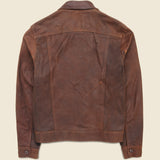 Nubuck Cowhide Mechanic Jacket - Brown - Schott - STAG Provisions - Outerwear - Coat / Jacket