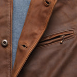 Nubuck Cowhide Mechanic Jacket - Brown - Schott - STAG Provisions - Outerwear - Coat / Jacket