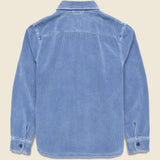 Wide Wale Shirt Jacket - Union Blue - Save Khaki - STAG Provisions - Outerwear - Shirt Jacket