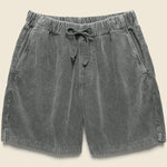 6" Corduroy Easy Short - Black - Save Khaki - STAG Provisions - Shorts - Lounge
