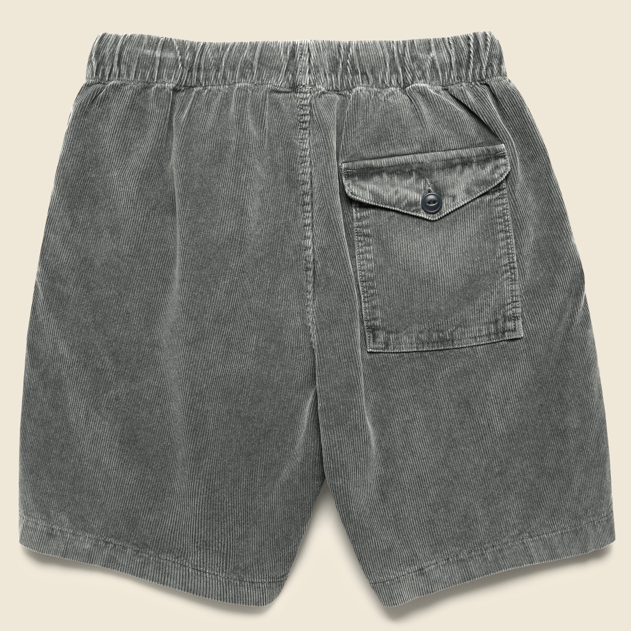 6" Corduroy Easy Short - Black - Save Khaki - STAG Provisions - Shorts - Lounge
