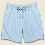 6.5" Twill Easy Shorts - Beach Blue - Save Khaki - STAG Provisions - Shorts - Lounge