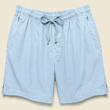 6.5" Twill Easy Shorts - Beach Blue - Save Khaki - STAG Provisions - Shorts - Lounge