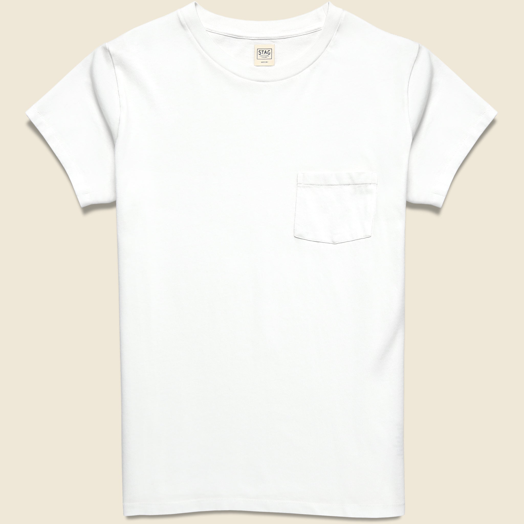 The Old School Tee - Vintage White - STAG - STAG Provisions - Tops - S/S Tee
