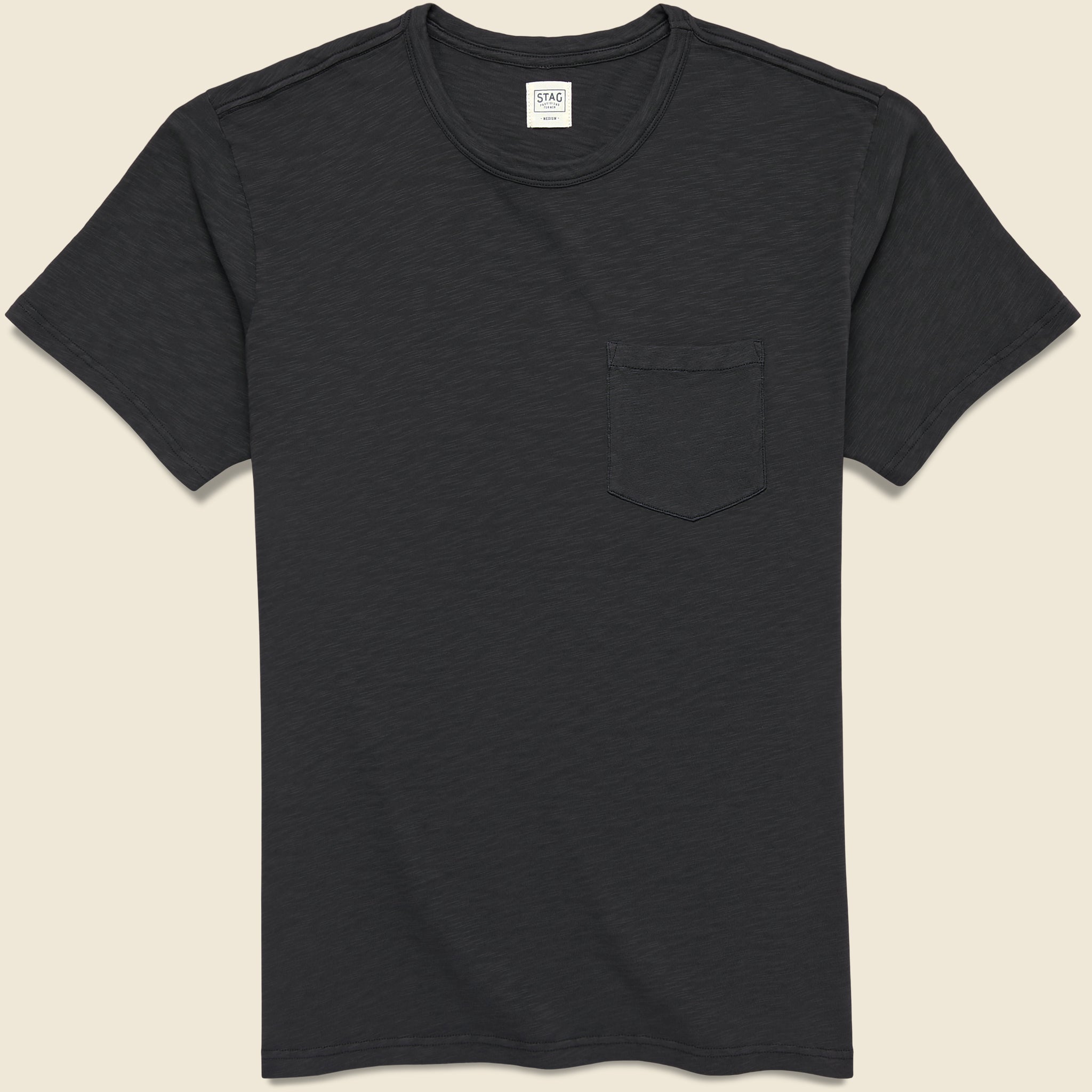 The Essential Pocket Tee - Black - STAG - STAG Provisions - Tops - S/S Tee