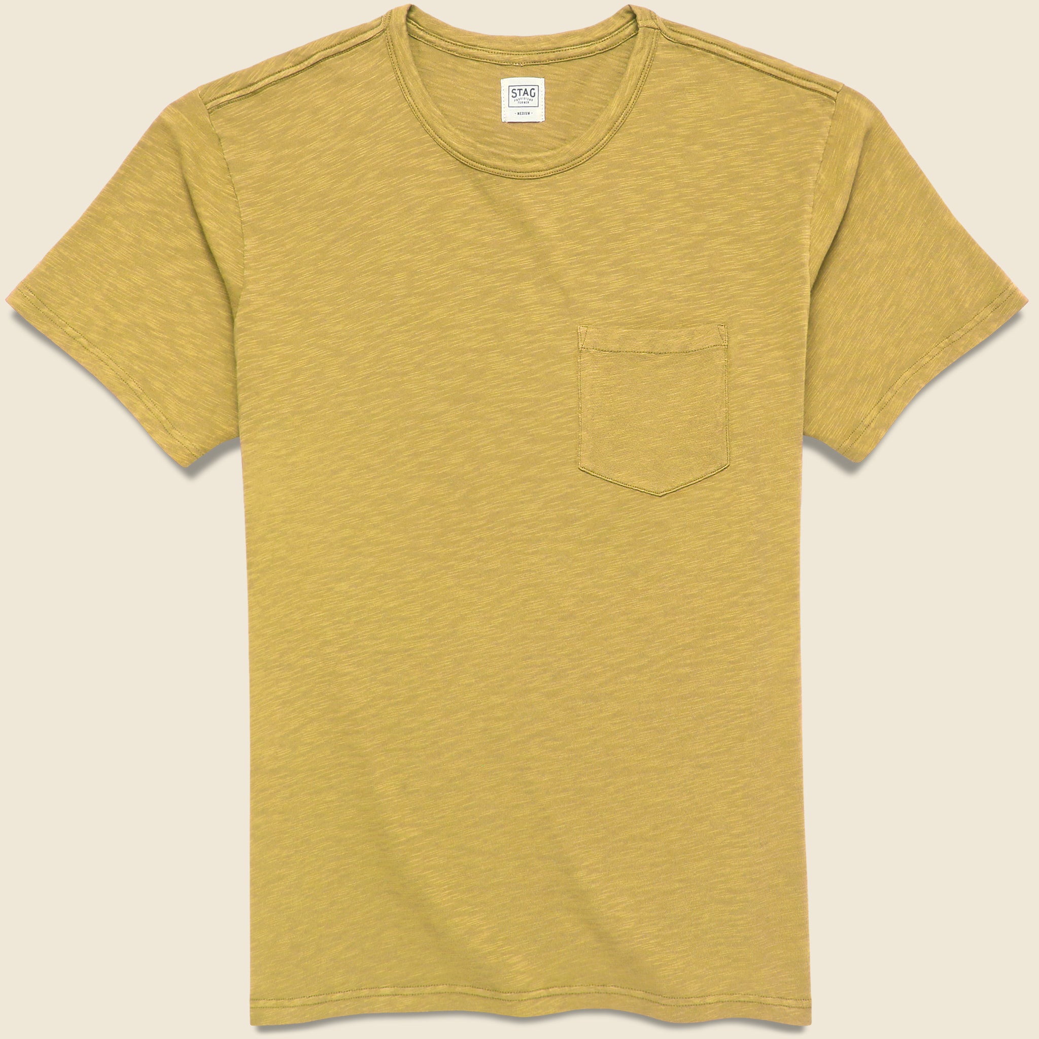 The Essential Pocket Tee - Varsity Gold - STAG - STAG Provisions - Tops - S/S Tee