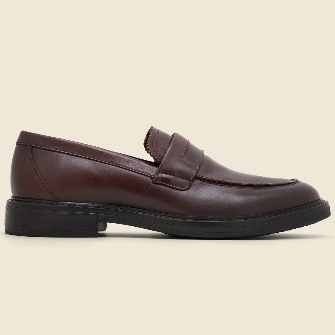 Shoe the Bear Stanley Leather Loafer - Chestnut
