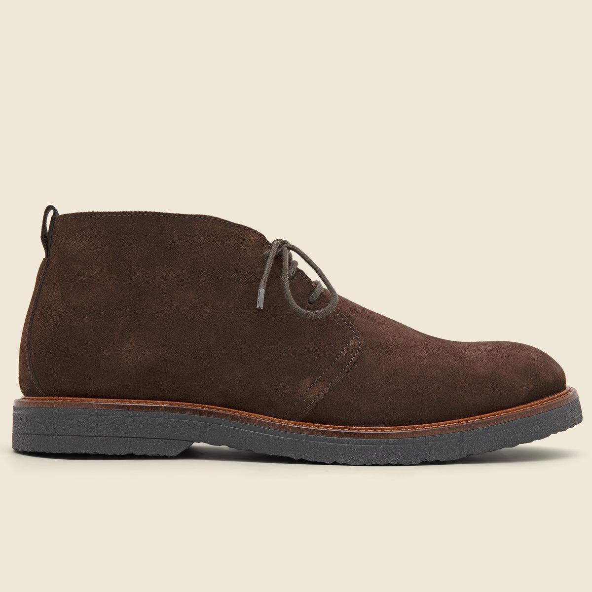 The Kooples Brown Suede Chukka Boots With Silver Buckle Detail Gyllsjö II – Dark Brown Suede | Chukka Boots︱Myrqvist main image 2