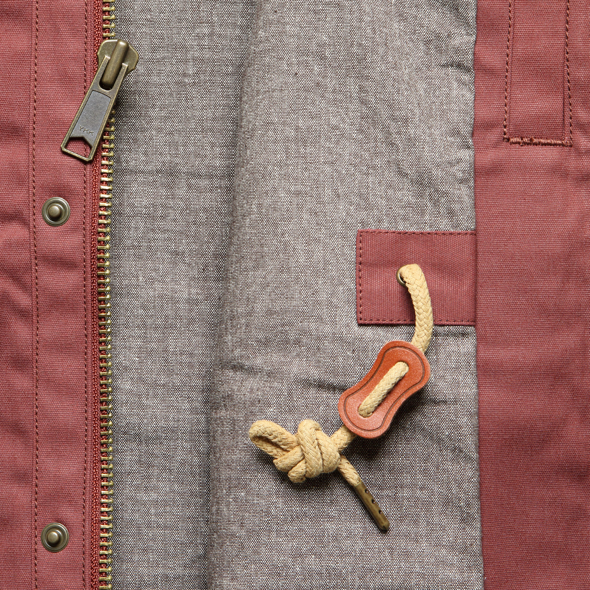 Explorer Jacket - Red Wine Dry Wax